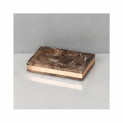 JupiGlow Natural Stone Bathroom Accessory, Marble-Style Soap Dispenser, Toothbrush Holder or Soap Dish with Non-Slip Base