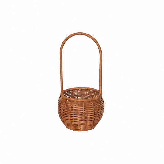 JupiGlow Plastic Garden Harvest Basket, Reusable Multi-Use Foraging Basket with Metal Frame, Small, Medium or 2-Piece Options