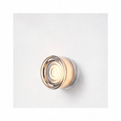 JupiGlow LED Wall Sconce, Dimmable E27 AC Wall Lamp with 3 Color Options, Iron and Acrylic, 5W for Bedroom and Foyer