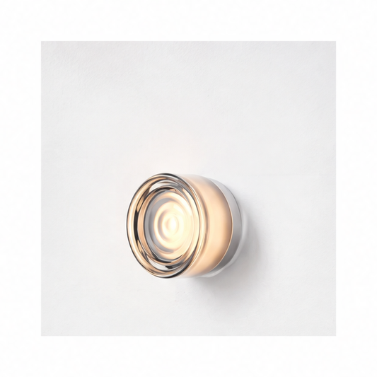 JupiGlow LED Wall Sconce, Dimmable E27 AC Wall Lamp with 3 Color Options, Iron and Acrylic, 5W for Bedroom and Foyer