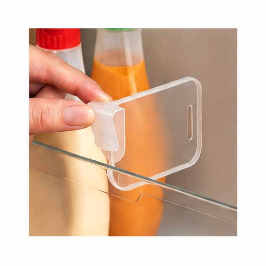 JupiGlow Refrigerator Can Organizer Dividers, Adjustable Plastic Fridge Storage Separators for Bottles and Cans, 1, 10, 30 or 50 Pieces
