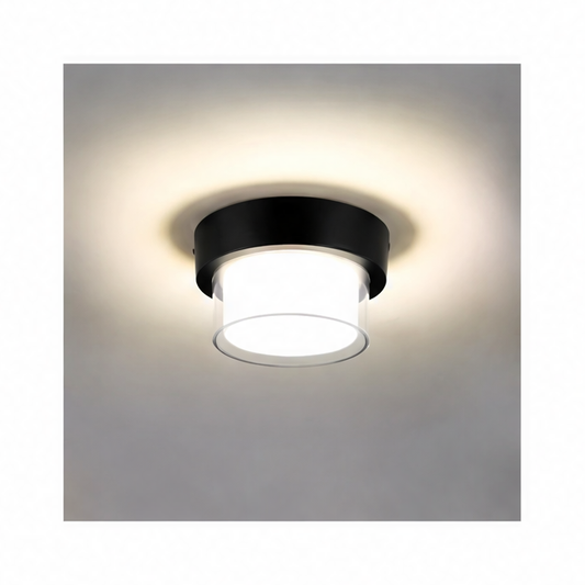 JupiGlow Outdoor Ceiling Lights, Aluminum and Acrylic Energy-Saving Lamps, 6W–24W Options with Modern Designs for Porches and Gardens