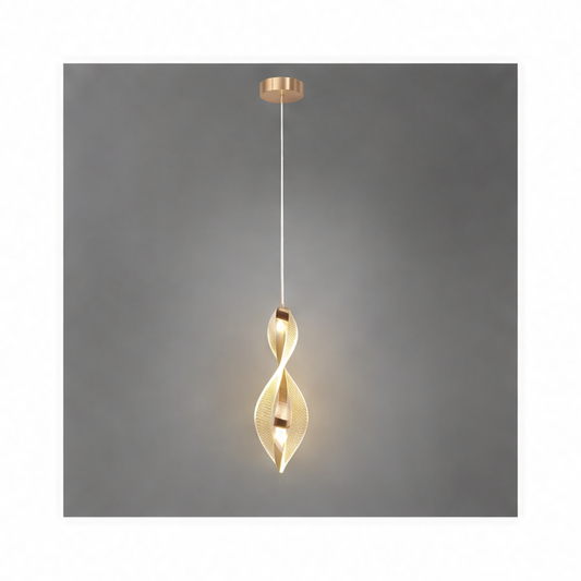 JupiGlow Modern Acrylic Geometric Pendant Light, LED, Adjustable 160 cm Cable, 3 Light Colors, A or B Style for Bedroom and Living Room