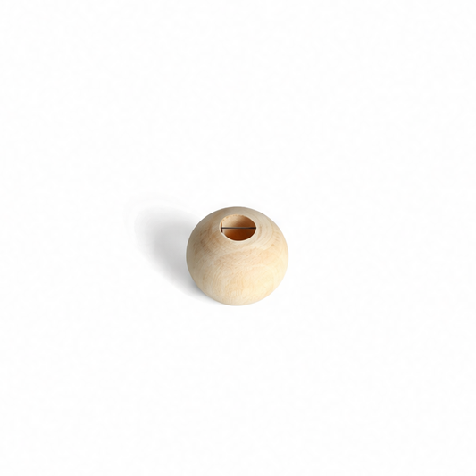 JupiGlow Natural Wood Craft Beads, 6mm and 8mm Round Polished Loose Beads for Jewelry, Garland and DIY Home Décor