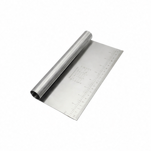 JupiGlow Stainless Steel Dough Scraper, Cake Cutter and Pastry Smoother, One-Piece Easy-Clean Design, 15 cm or 22 cm Options for Baking