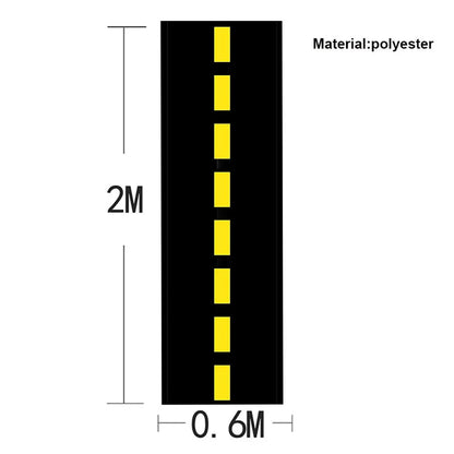 Construction Truck Party Tablecloth and Table Runner, Plastic Birthday Table Decor for Excavator-Themed Celebrations - product view 2