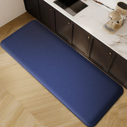 Striped Kitchen Floor Mat, Thickened Polyester, PVC Backing, Absorbent Non-Slip Runner for Bathroom, Bedroom and Kitchen - product view 1