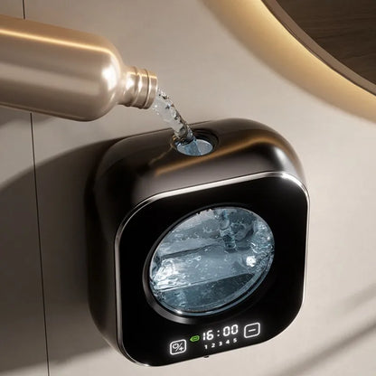 Wall-Mounted Automatic Soap Dispenser, Rechargeable Touchless Sensor Pump, 3 Foam Levels, Digital Display, IPX6 - product view 5