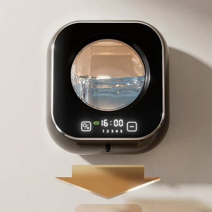 Wall-Mounted Automatic Soap Dispenser, Rechargeable Touchless Sensor Pump, 3 Foam Levels, Digital Display, IPX6 - product view 6