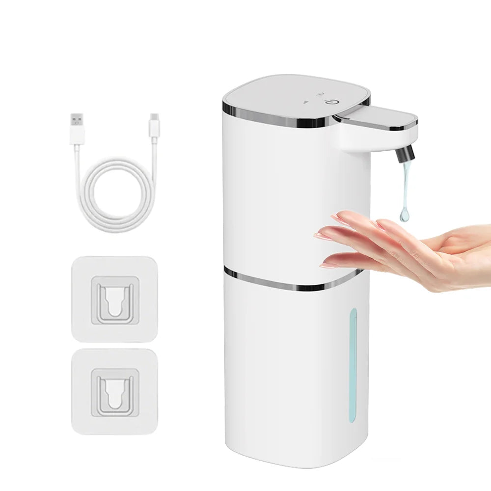 Touchless Automatic Foam Soap Dispenser, Infrared Sensor, 0.25-Second Response, 380 ml, USB Rechargeable, 4 Foam Levels - product view 5