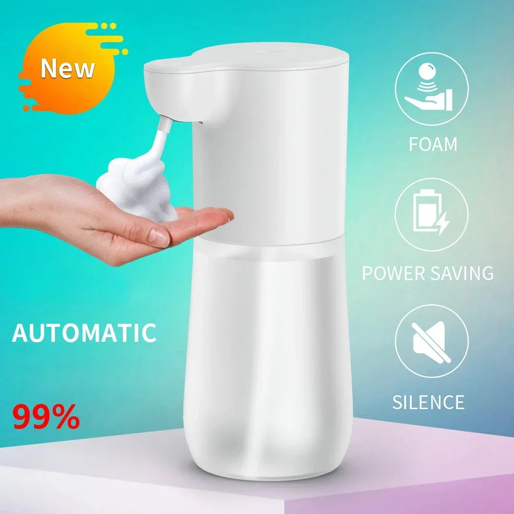 Automatic Touchless Foam Soap Dispenser, 350ml Infrared Sensor, 2000mAh Type-C Rechargeable for Bathroom - product view 3