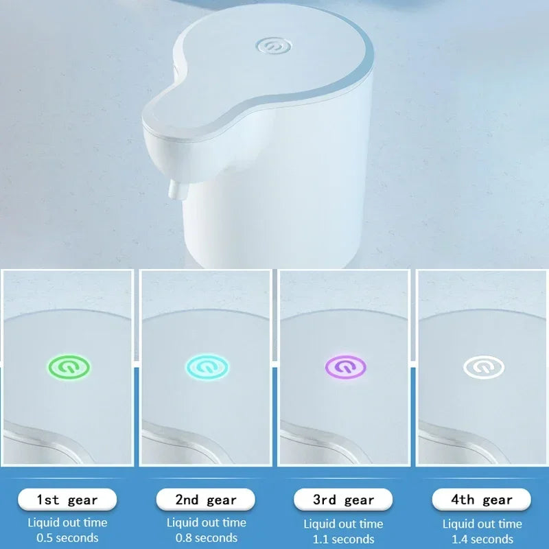 Automatic Touchless Foam Soap Dispenser, 350ml Infrared Sensor, 2000mAh Type-C Rechargeable for Bathroom - product view 5
