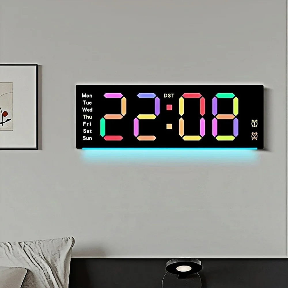 Remote Control Digital Wall Clock, product view 3