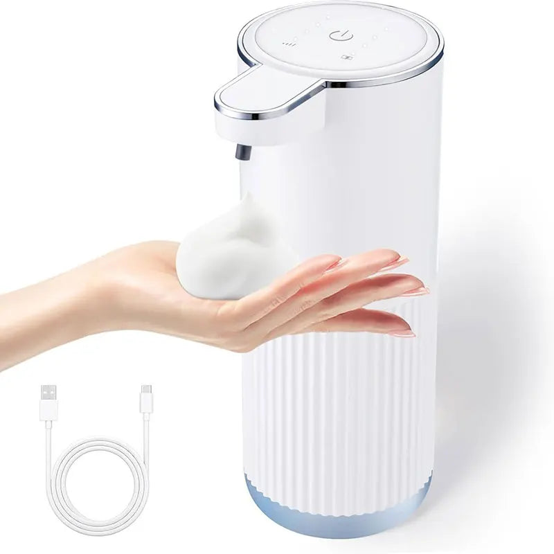 350ml Automatic Soap Dispenser, Touchless Foam or Gel, 4-Level Wall-Mount Hands-Free Bathroom Dispenser - product view 1