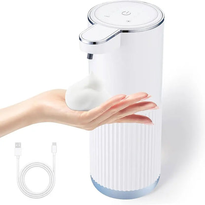 350ml Automatic Soap Dispenser, Touchless Foam or Gel, 4-Level Wall-Mount Hands-Free Bathroom Dispenser - product view 1
