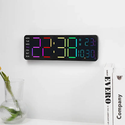 RGB Digital Wall Alarm Clock, product view 6