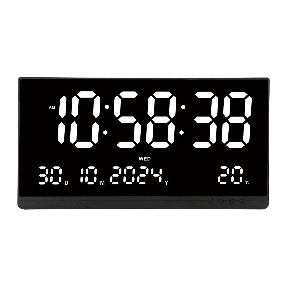 modern digital wall clock - product view 4