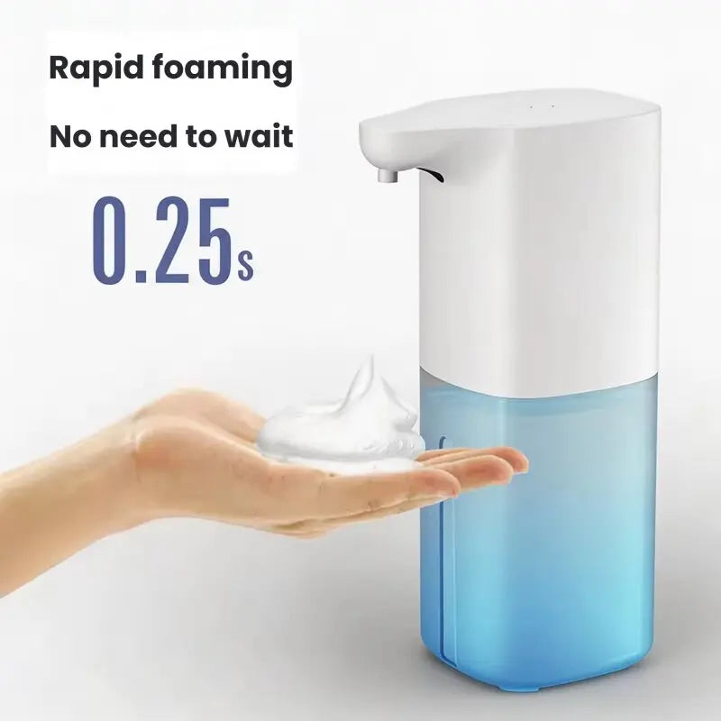 Automatic Foam Soap Dispenser, Touch-Free Infrared Sensor, 350 mL, USB Rechargeable, 2000 mAh, White - product view 3