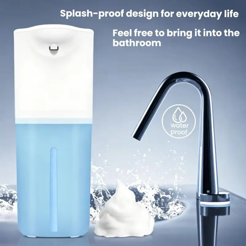 Automatic Foam Soap Dispenser, Touch-Free Infrared Sensor, 350 mL, USB Rechargeable, 2000 mAh, White - product view 4