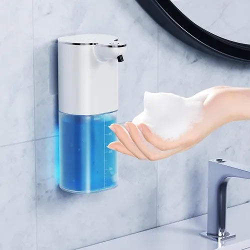 Automatic Foam Soap Dispenser, 400 ml Touch-Free Sensor, USB Rechargeable, IPX5 Waterproof, Countertop or Wall-Mountable - product view 1