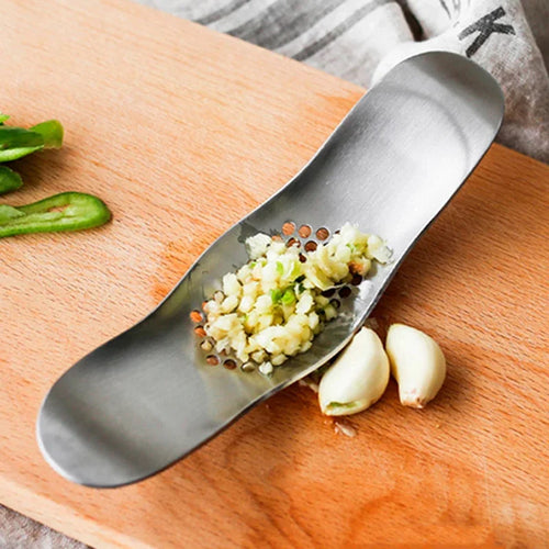 Stainless Steel Rocker Garlic Press, Manual Garlic Crusher and Mincer, 18.5 cm Kitchen Tool for Cooking and BBQ - product view 1