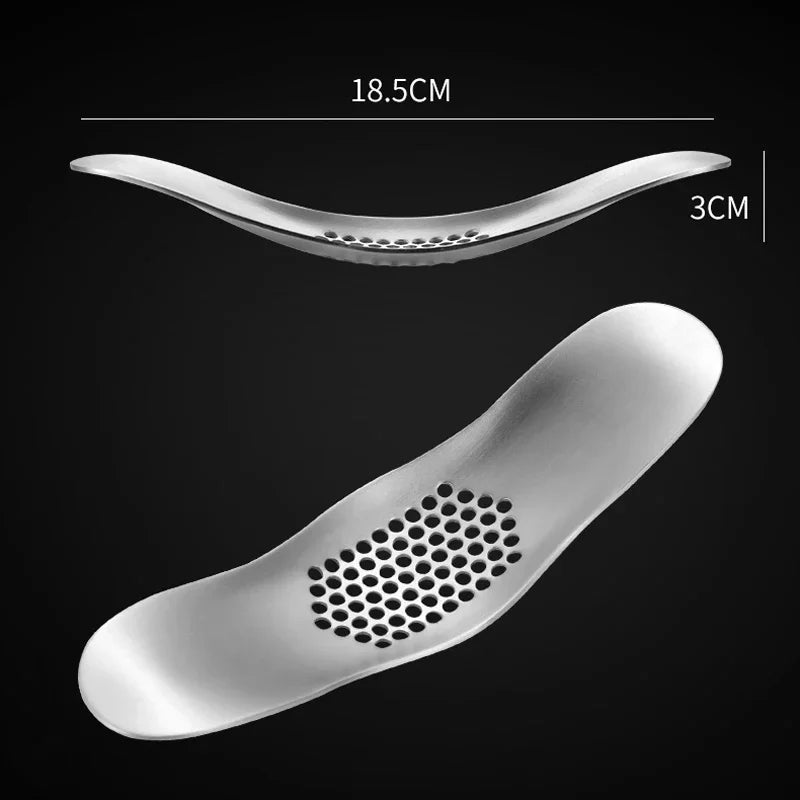 Stainless Steel Rocker Garlic Press, Manual Garlic Crusher and Mincer, 18.5 cm Kitchen Tool for Cooking and BBQ - product view 5