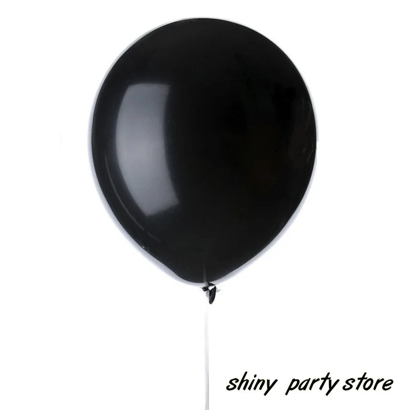 Black Round Balloons, 5 to 36 Inch Decorative Party Balloons with Multiple Pack Sizes for Celebrations and Event Decor - product view 1