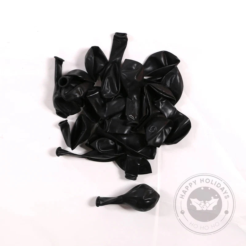 Black Round Balloons, 5 to 36 Inch Decorative Party Balloons with Multiple Pack Sizes for Celebrations and Event Decor - product view 4