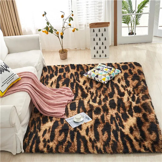 Fluffy Shag Rug, Soft Polyester Faux Fur Area Carpet with Non-Slip EVA Backing, Machine-Washable, 17 Sizes for Home Décor - product view 1