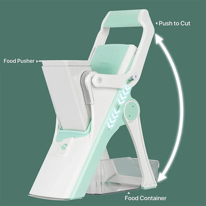 Adjustable Mandoline Slicer, Stainless Steel Vegetable Cutter with Aluminium Alloy Blade for Fruit and Vegetable Prep - product view 4