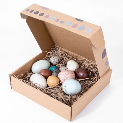 12 Piece Wooden Nest Egg Set, product view 2