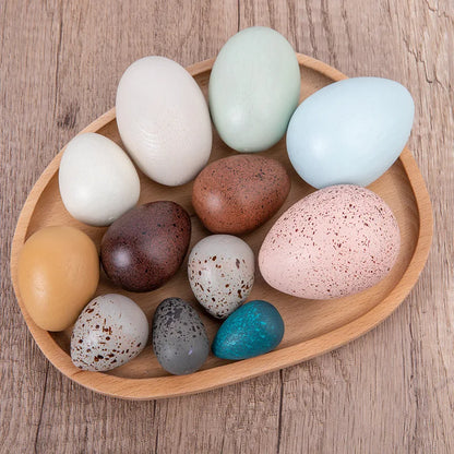 12 Piece Wooden Nest Egg Set, product view 6