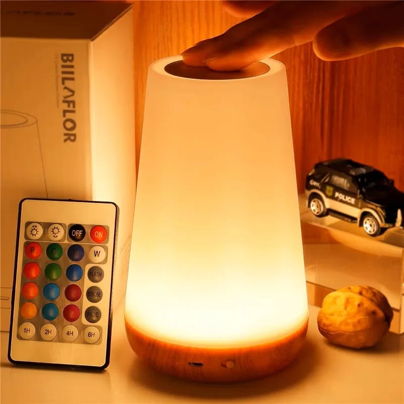 touch control bedside lamp - product view 1