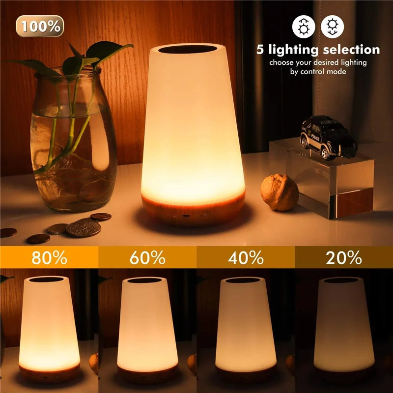 RGB Rechargeable Touch Night Light, product view 4