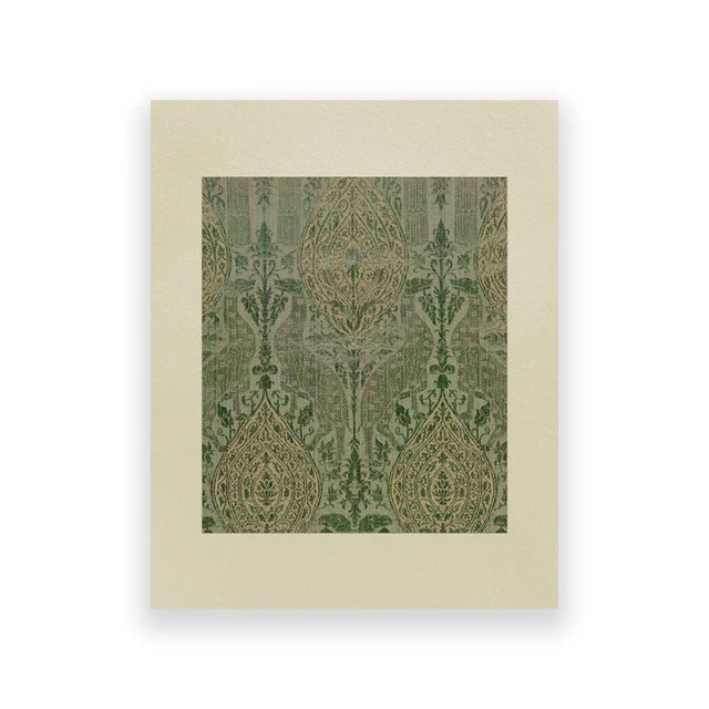Vintage French Landscape Canvas Print, Retro Nostalgic Wall Art, Unframed Vertical Rectangle for Gallery Walls - product view 1