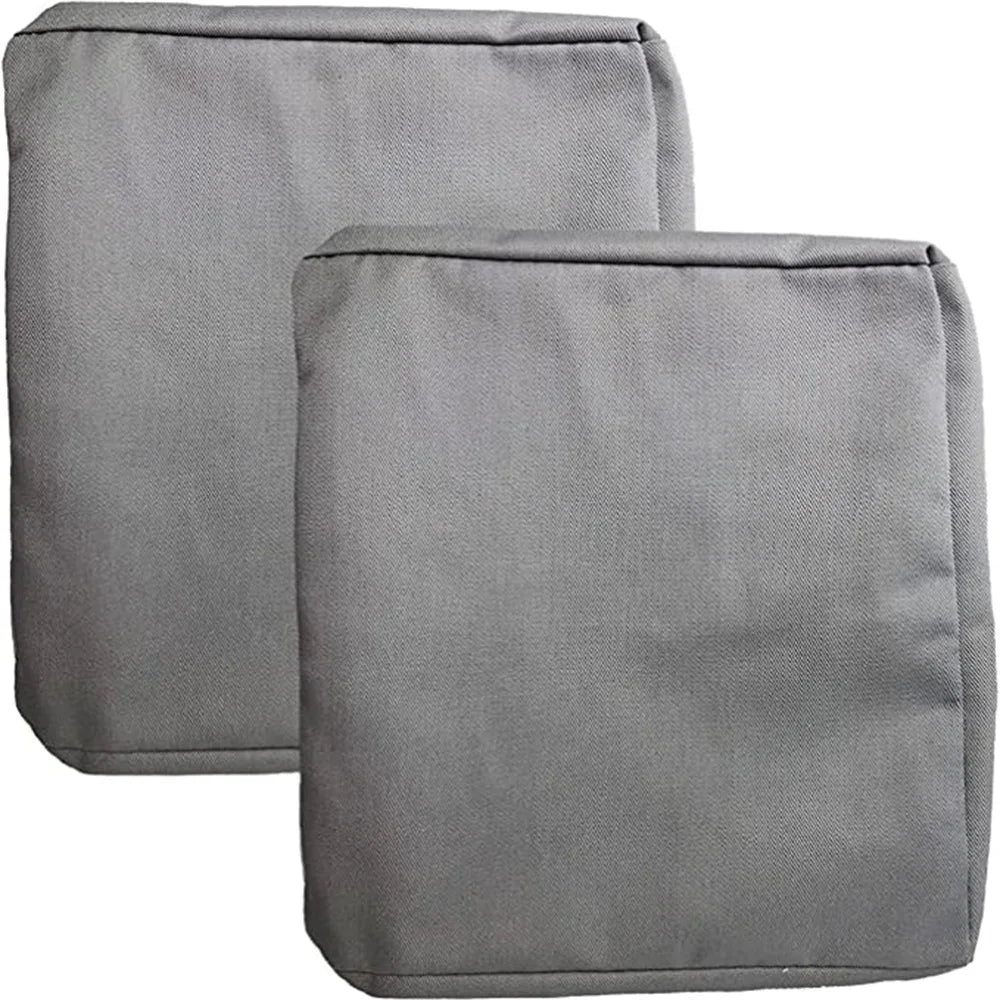Outdoor Patio Cushion Cover, Water-Resistant Windproof Polyester Seat Slipcover, Square Knitted Design, Multiple Sizes and Colors - product view 4