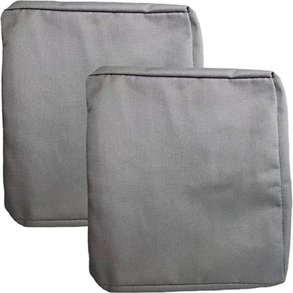 Outdoor Patio Cushion Cover, Water-Resistant Windproof Polyester Seat Slipcover, Square Knitted Design, Multiple Sizes and Colors - product view 4