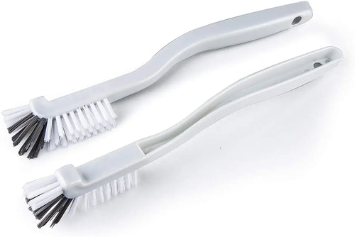 2-Piece Right-Angle Bottle Brush Set, PET Bristles, Curved Handle for Bottles, Sinks, Grout and Narrow Gaps - product view 1