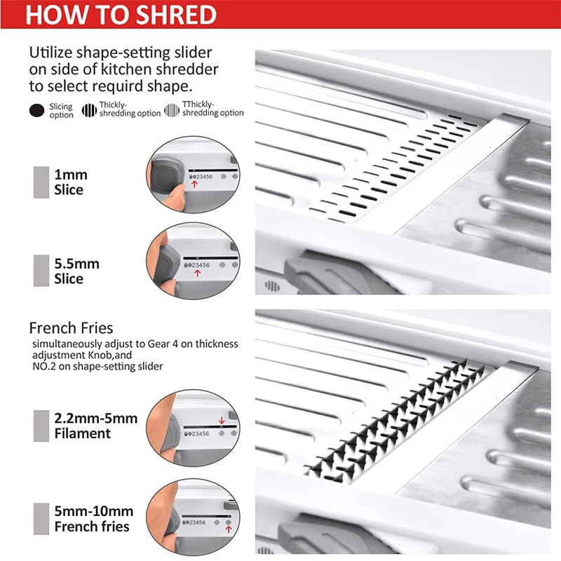 adjustable mandoline slicer - product view 3
