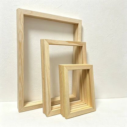 Needlepoint Frame Set, Rectangle Wall Art Display Frames for Decoration Painting, 15x15, 20x20 and 30x30cm Options - product view 3