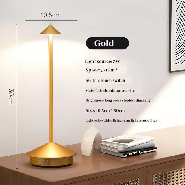 rechargeable table lamp - product view 2