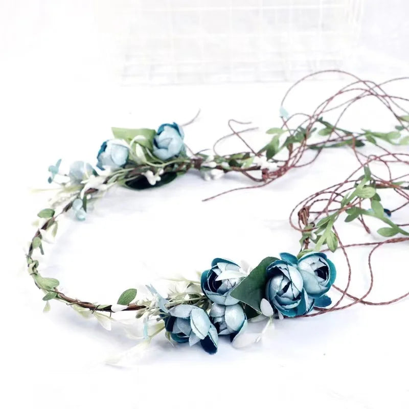 spring floral garland - product view 3