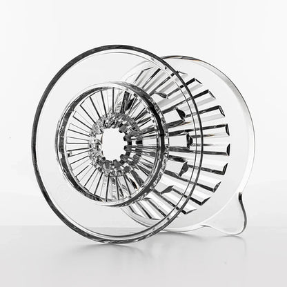 PCTG Crystal Eye Pour Over Coffee Dripper, reusable coffee filter product view 3