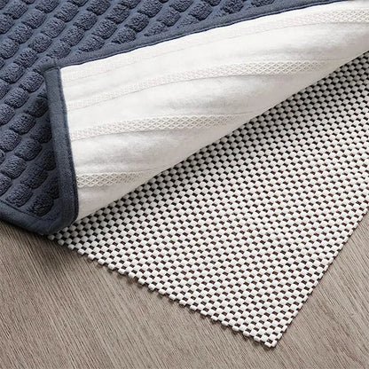 Non-Slip PVC Rug Pad, Plaid Machine-Made Cushioning Layer, Multiple Sizes for Rugs on Flat Hard Floors - product view 2