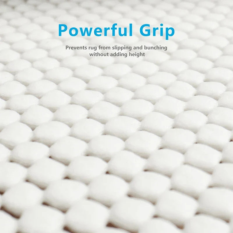 Non-Slip PVC Rug Pad, Plaid Machine-Made Cushioning Layer, Multiple Sizes for Rugs on Flat Hard Floors - product view 4