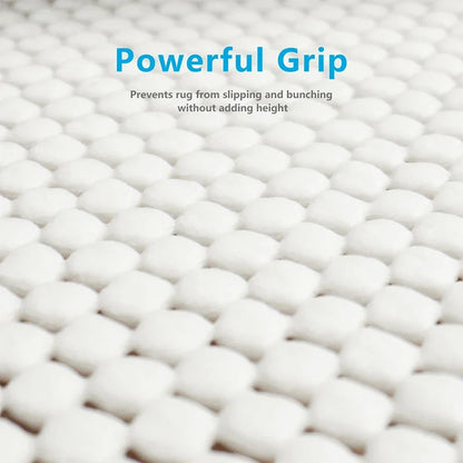 Non-Slip PVC Rug Pad, Plaid Machine-Made Cushioning Layer, Multiple Sizes for Rugs on Flat Hard Floors - product view 4