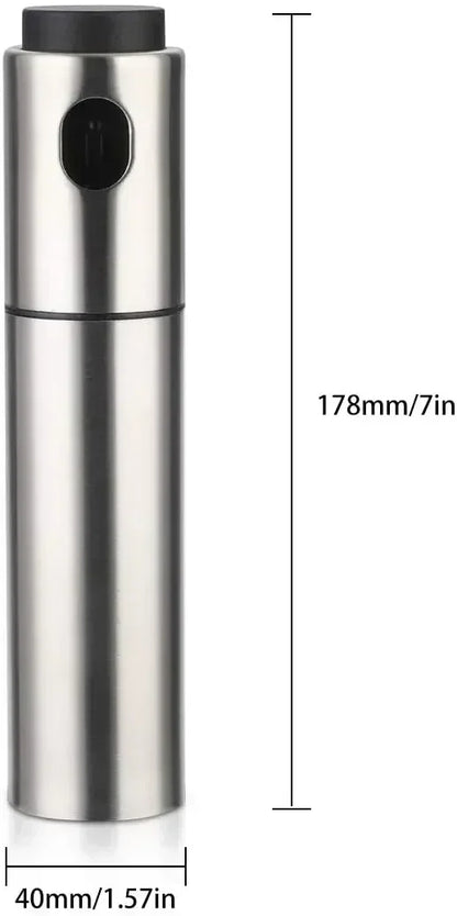 100ml Oil Spray Bottle, Stainless Steel and Glass Options, Fine Mist Pump for Olive Oil, Vinegar, Cooking and BBQ - product view 4
