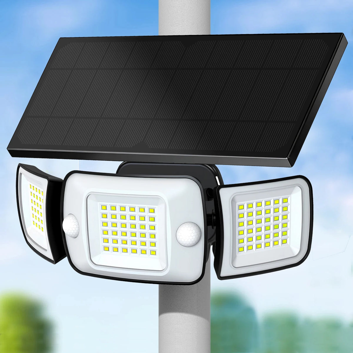 solar flood lights - product view 1