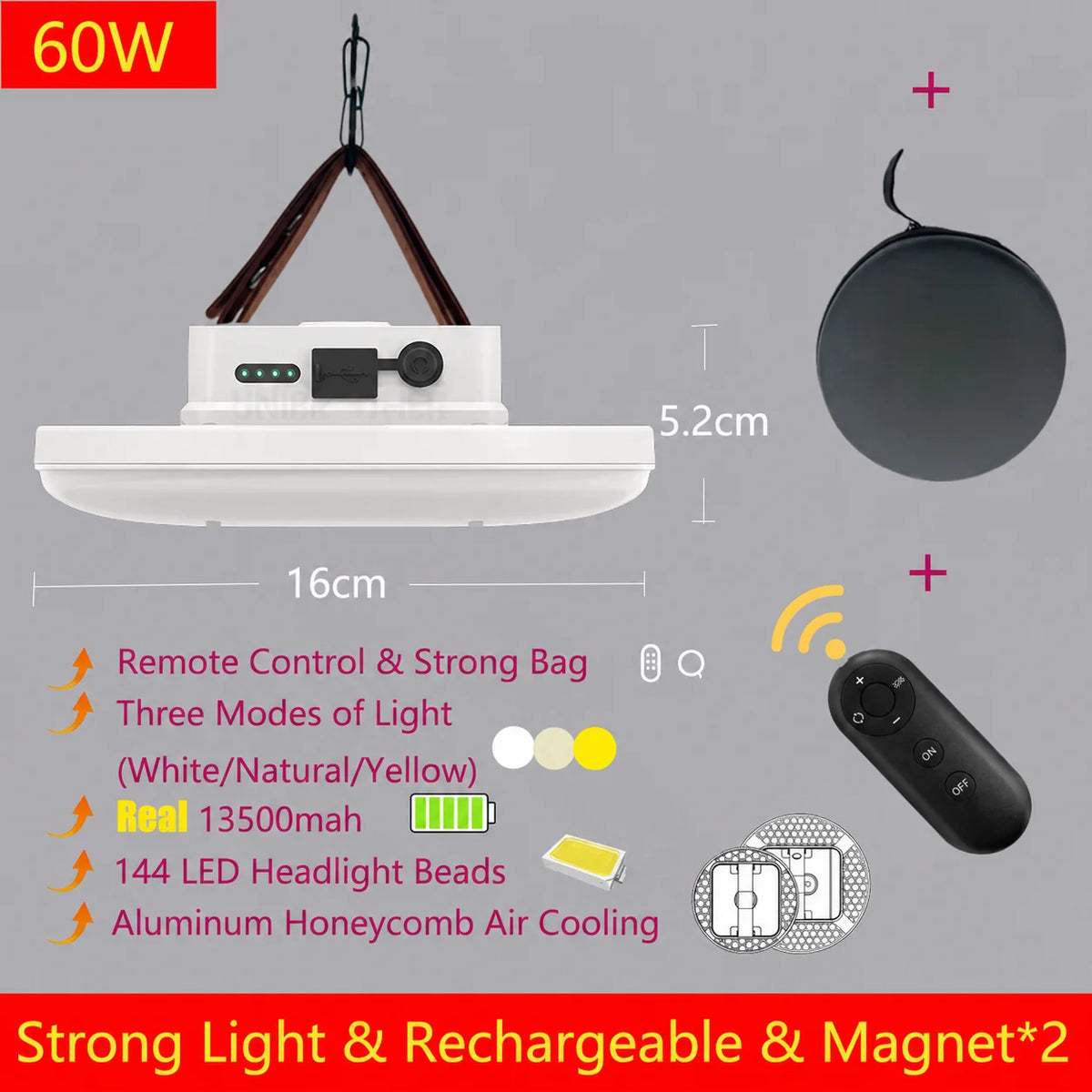 led lantern - product view 2