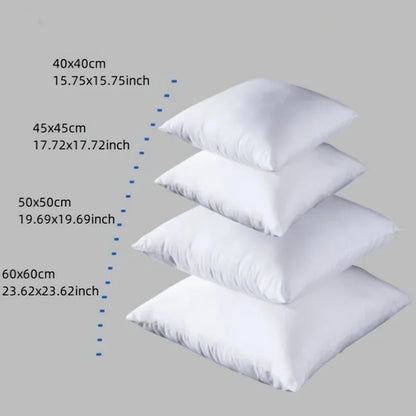 Polyester Decorative Pillow Insert, Hollow Fiber Bounce-Back Cushion Core for Bedding and Sofa Covers, 30x30 to 60x80cm - product view 2